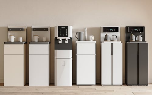 Modern Water Dispenser Tea Bar Machine Set Collection 3D model