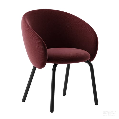 Miniforms Nebula Modern Upholstered Armchair 3D model