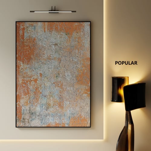 Wabi Sabi Abstract Textured Wall Art Decor Frame 3D model