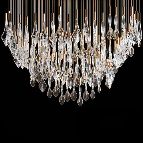 Modern Luxury Crystal Ceiling Chandelier 3D model