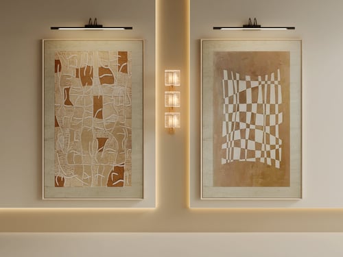 Wabi Sabi Abstract Decorative Painting Set Wall Art 3D model