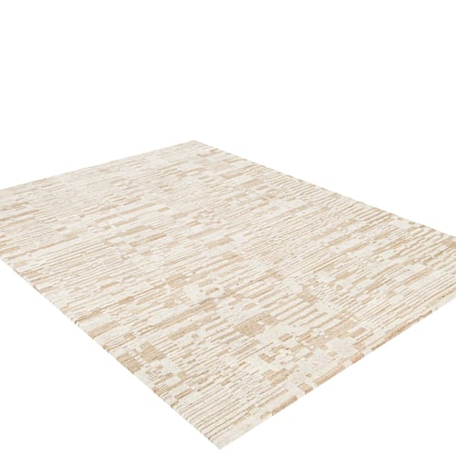Modern Beige Abstract Pattern Carpet 3D model