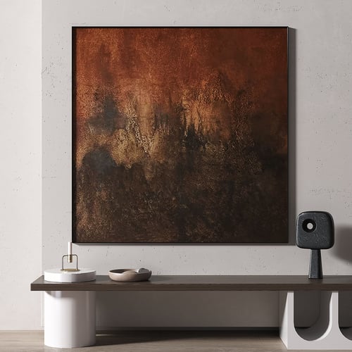 Wabi Sabi Abstract Textured Wall Art Frame 3D model