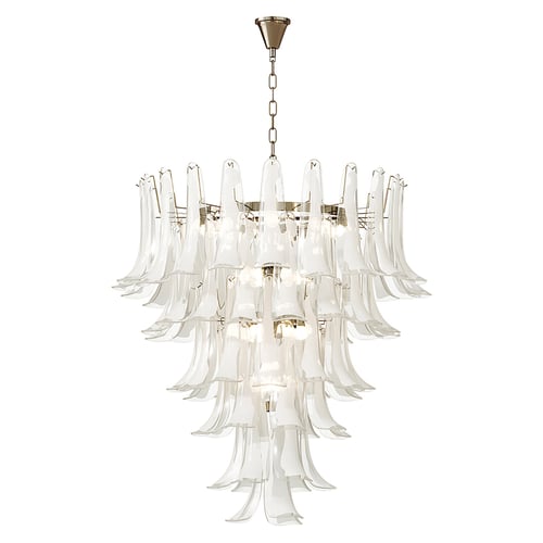 Luxury Modern Glass Ceiling Chandelier 3D model