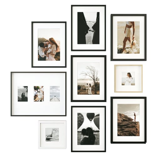 Modern Family Photo Frame Gallery Wall Set 3D model