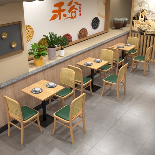 Modern Mid Century Style Casual Restaurant Dining Area 3D model