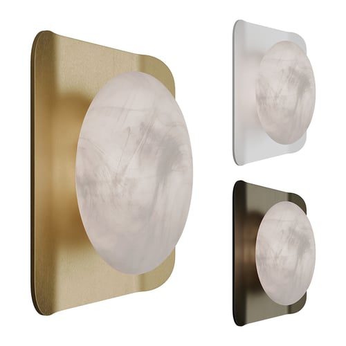 Modern Luxury Alabaster Wall Lamp 3D model