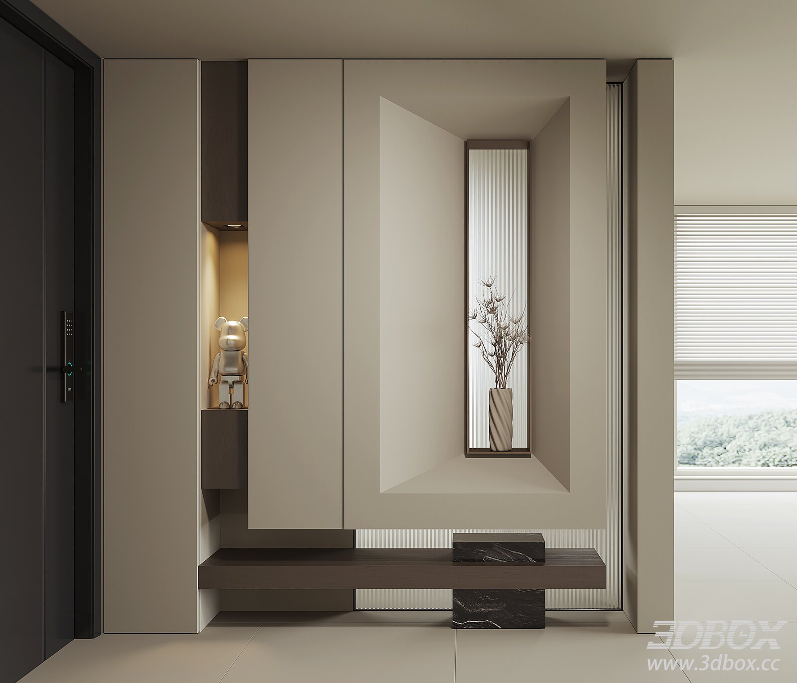 Modern Entryway 3D model - thumbnail 1