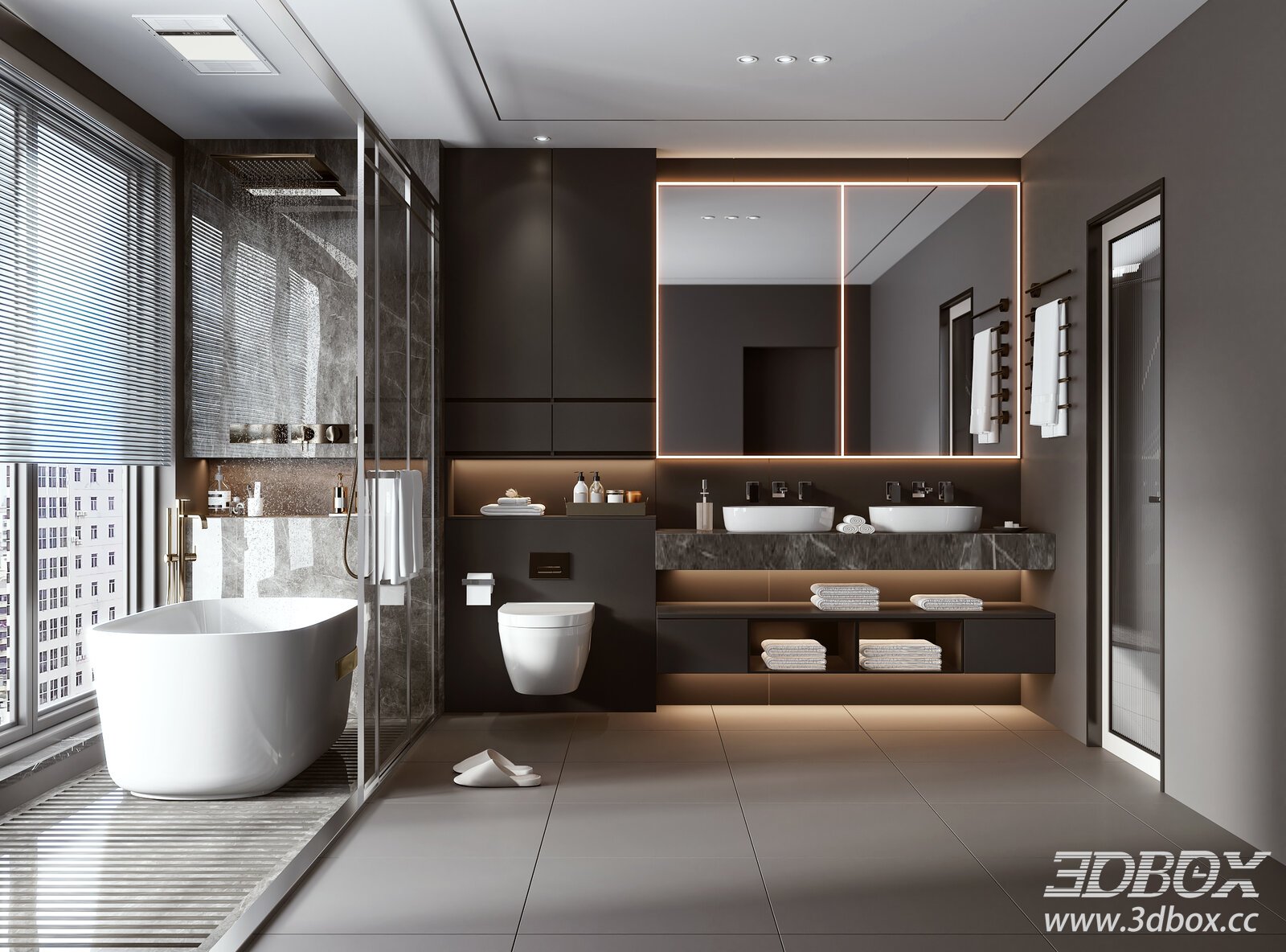 Bathroom 3D model - thumbnail 1