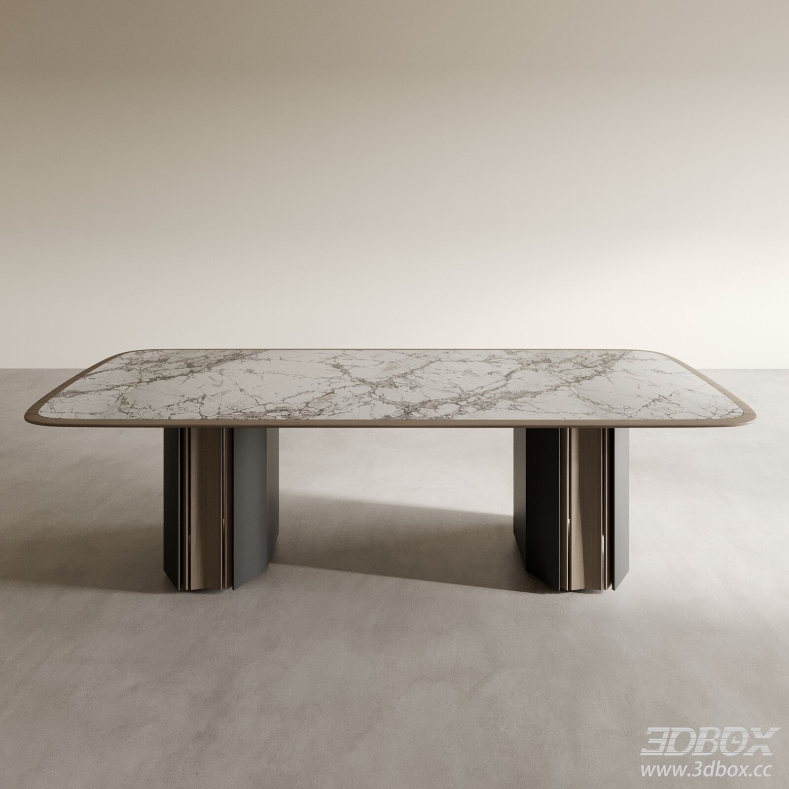 Dining Table 3D model - thumbnail 1