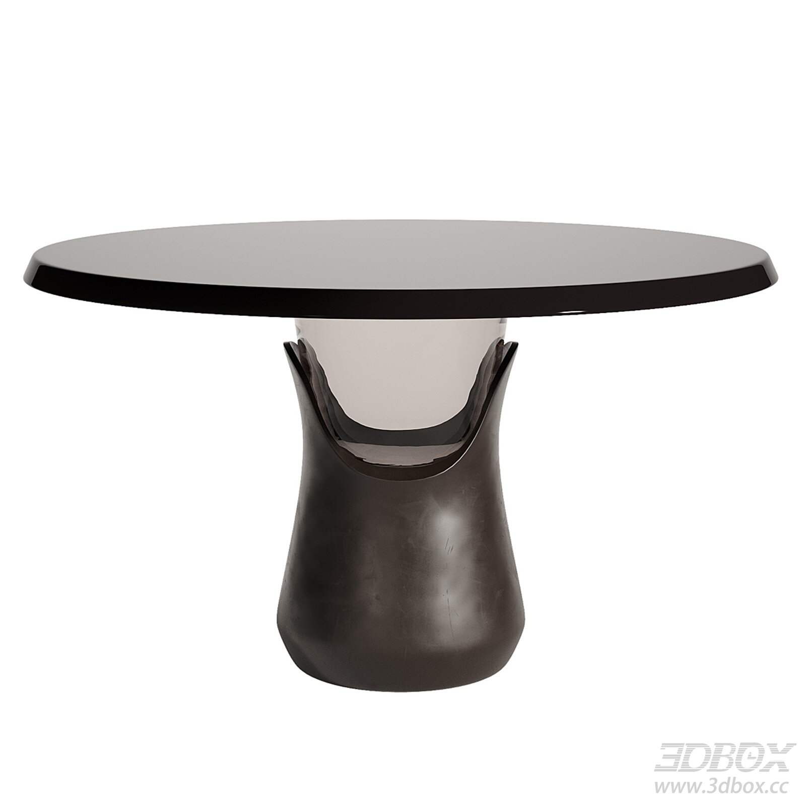 Modern Dining Table 3D model - thumbnail 1