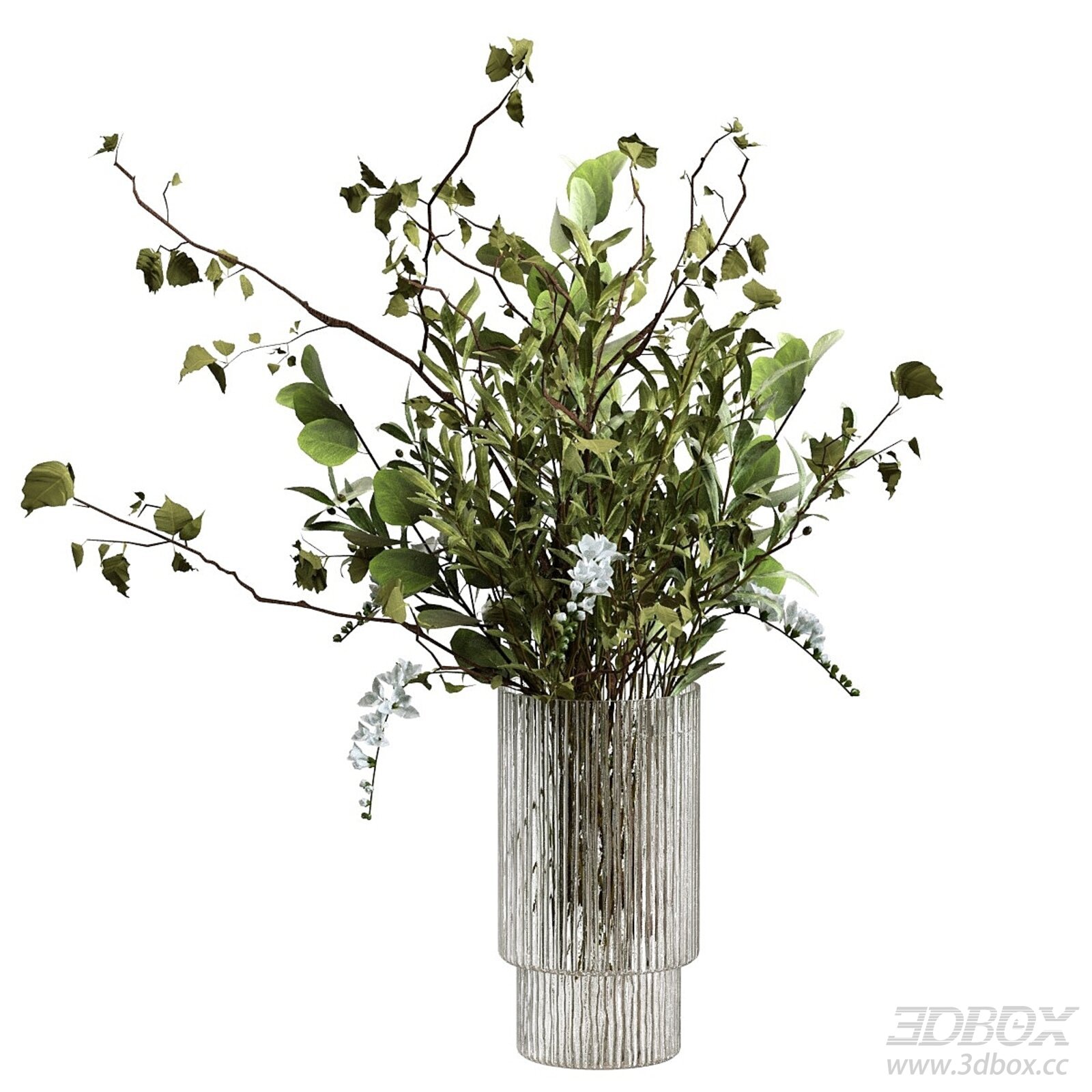 Glass Vase 3D model - thumbnail 1