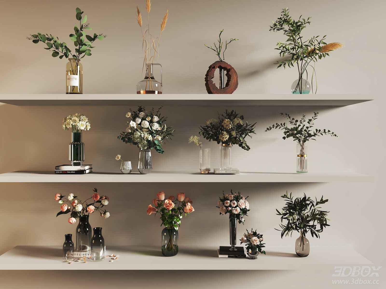 Floral Arrangement 3D model - thumbnail 1