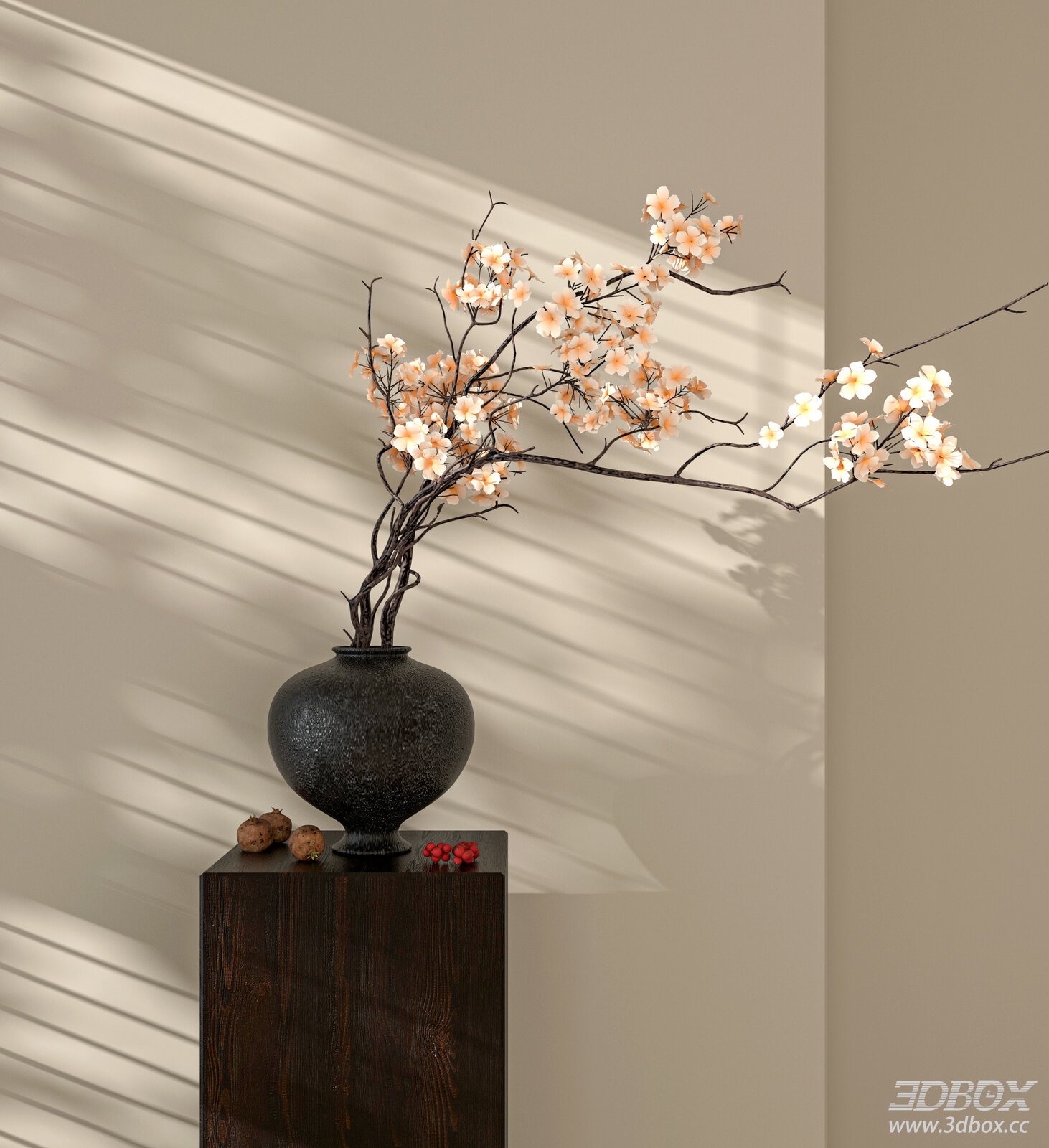 Wabi Sabi 3D model - front view