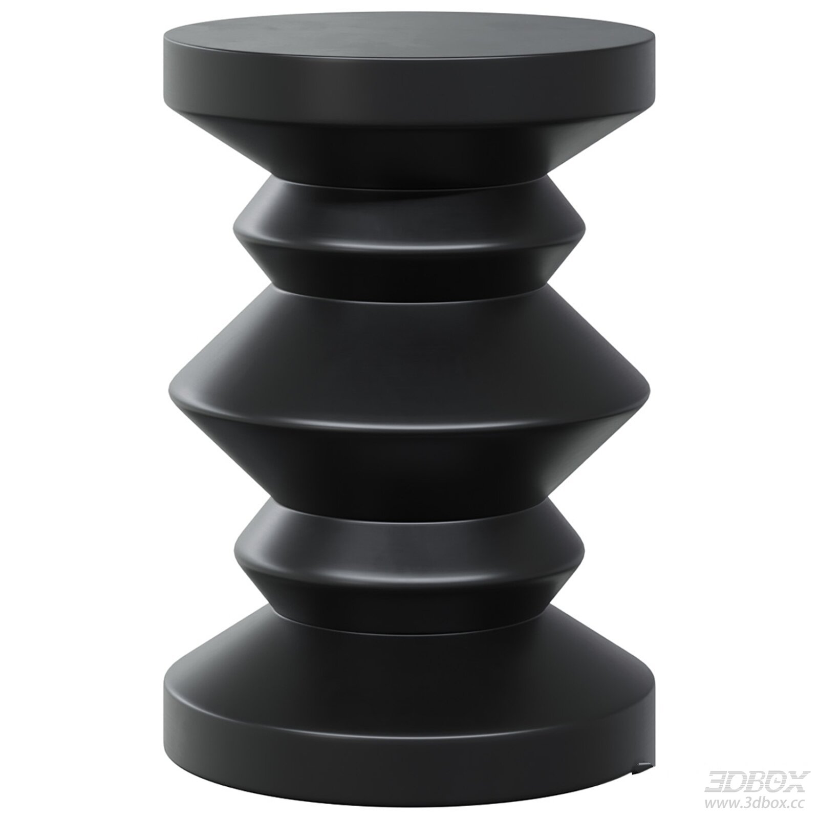Unstructured 3D model - front view