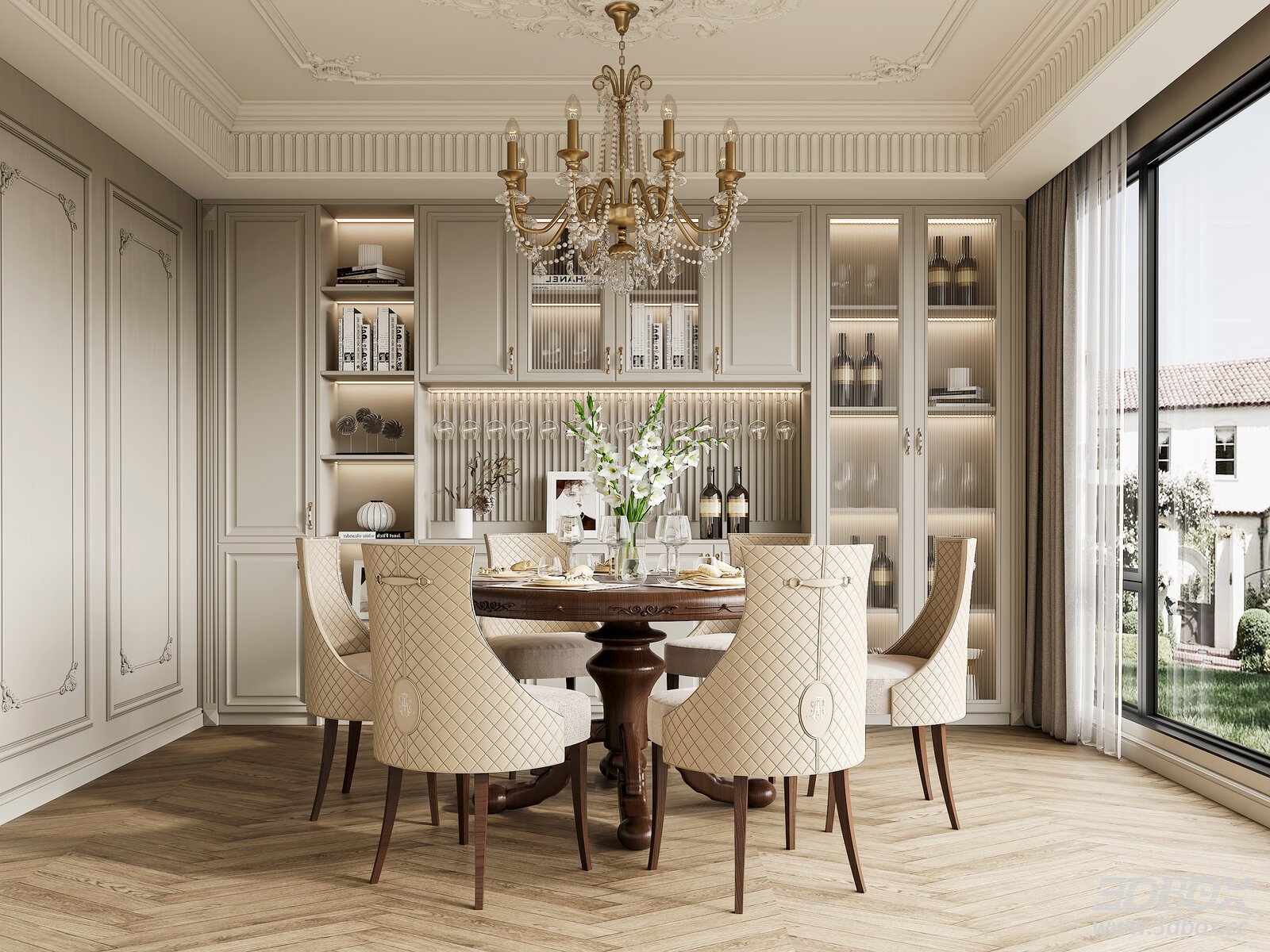 Dining Room 3D model - thumbnail 1