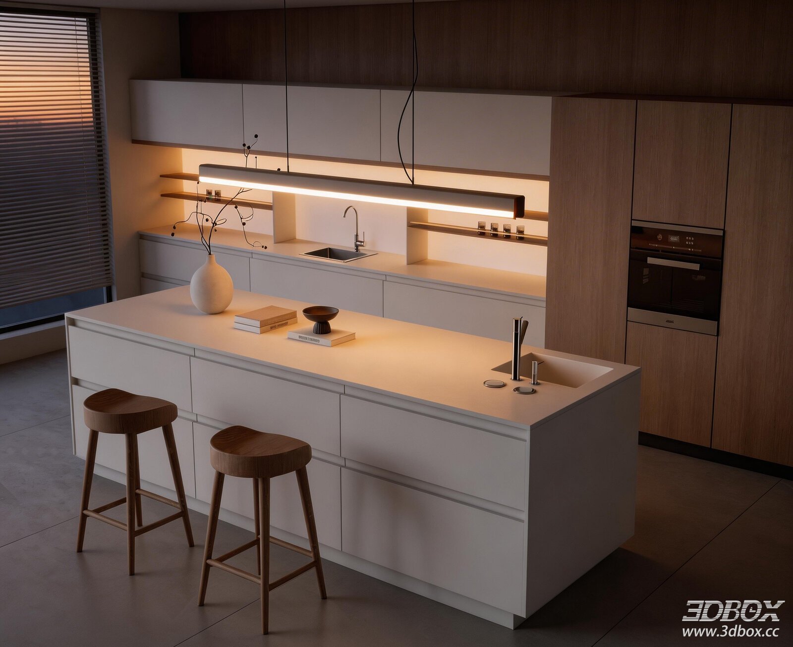 Dining Room Dining Room 3D model - thumbnail 1