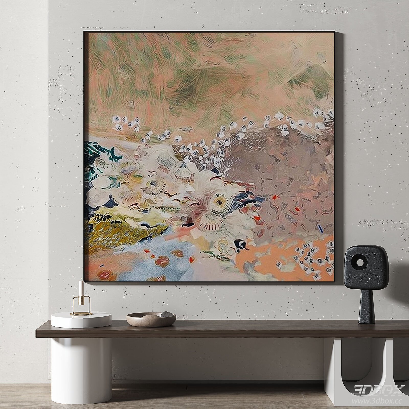 Modern Light Luxury 3D model - thumbnail 1