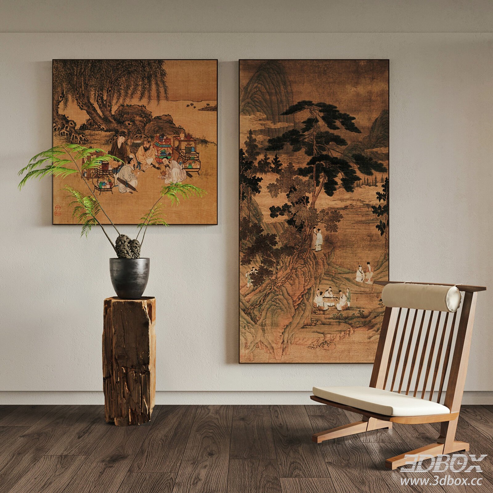 New Chinese 3D model - thumbnail 1