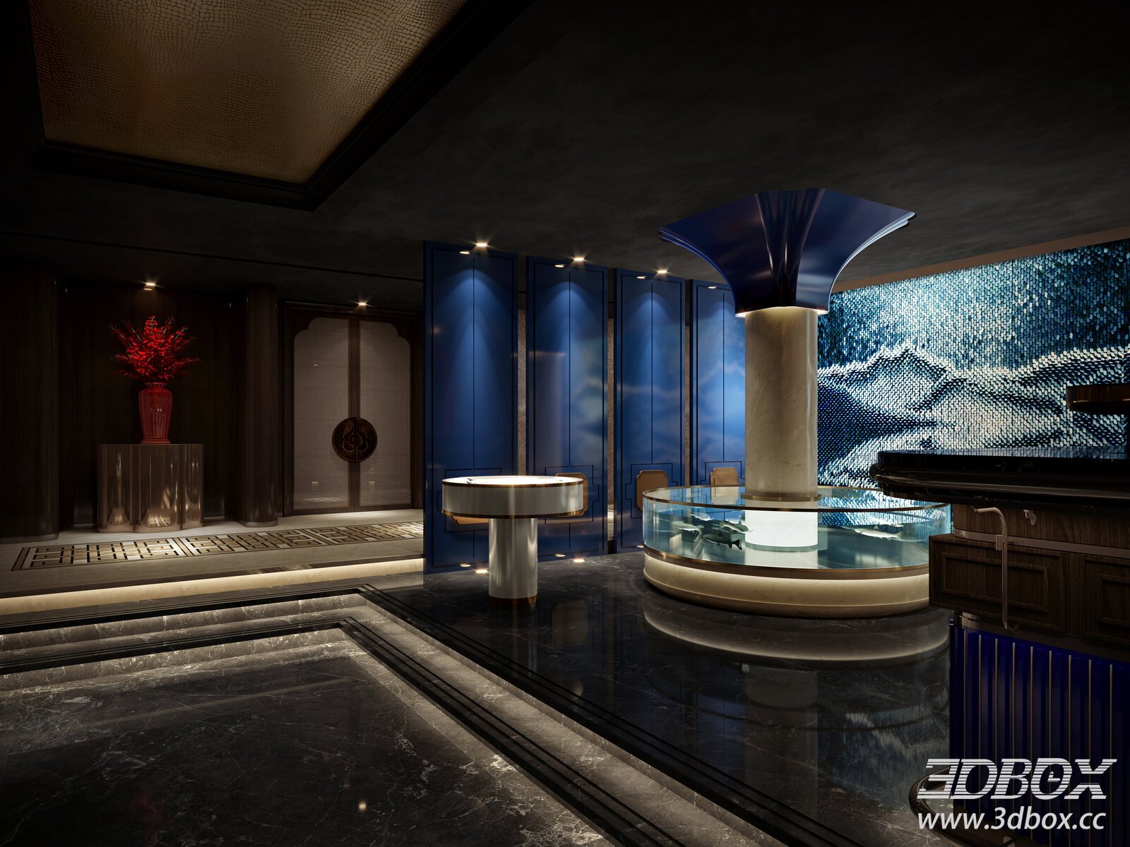 Modern 3D model - thumbnail 1