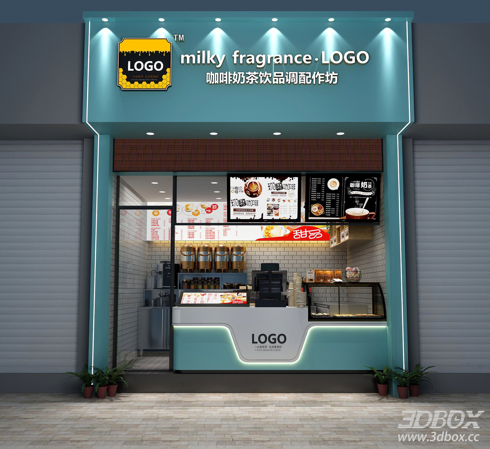 Modern 3D model - thumbnail 1