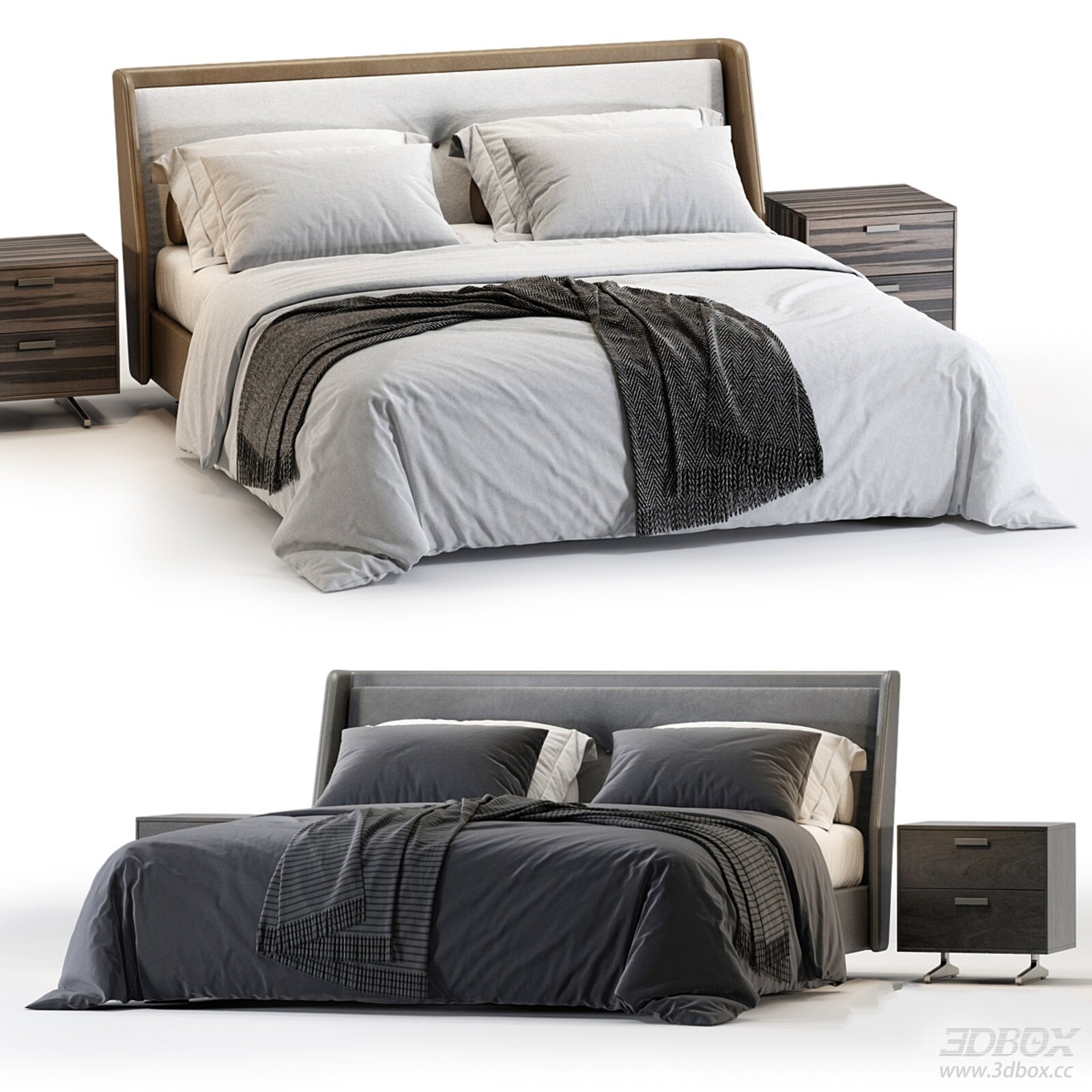 Minotti Spencer 3D model - thumbnail 1