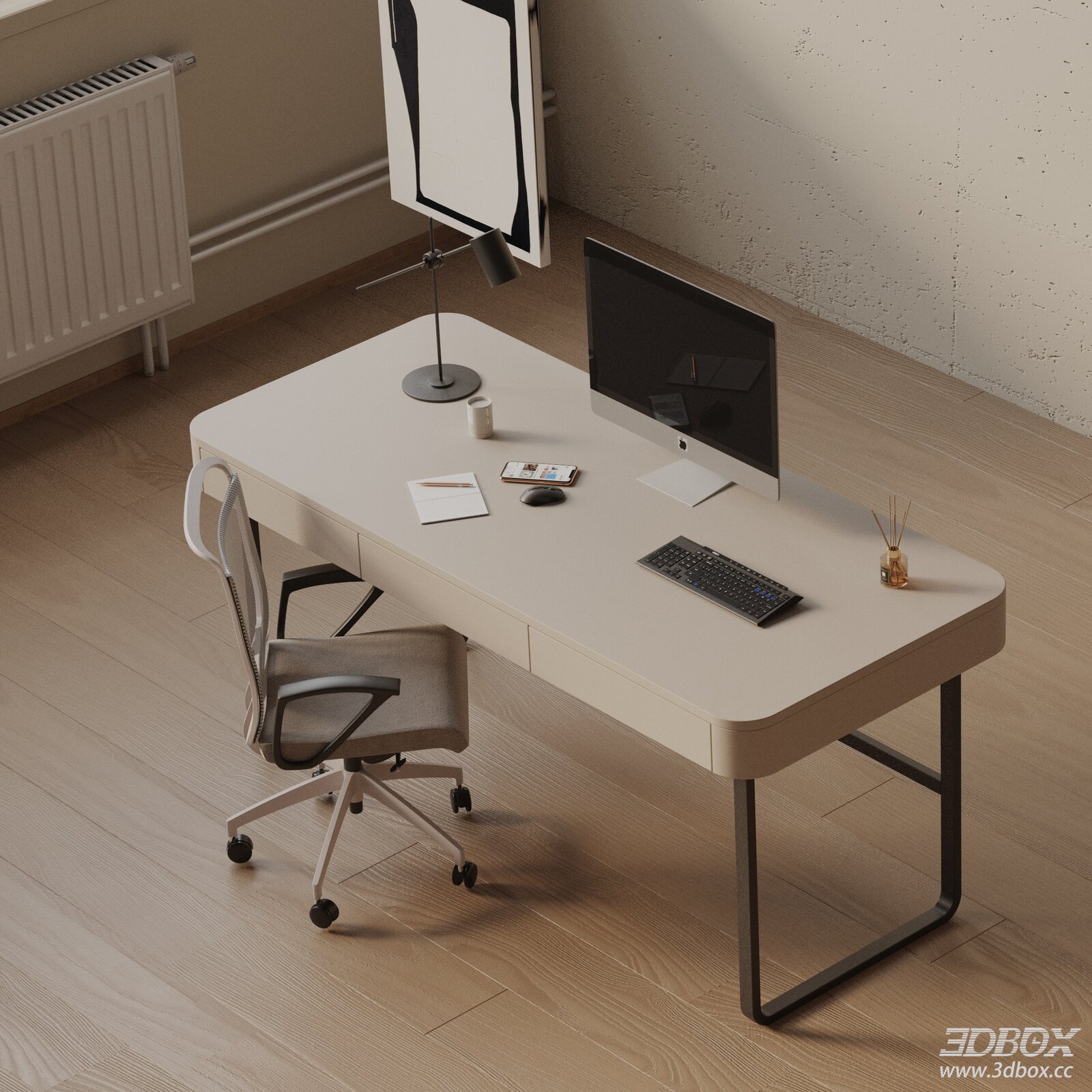 d[ID ] VR 3D model - front view