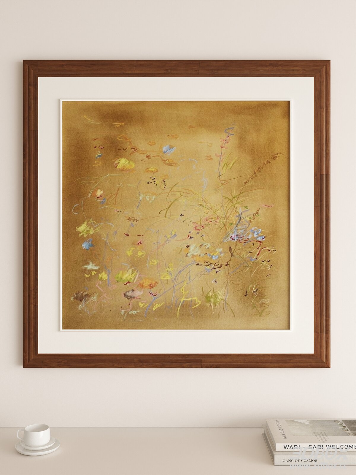 Modern Framed Wall Art 3D model - thumbnail 1