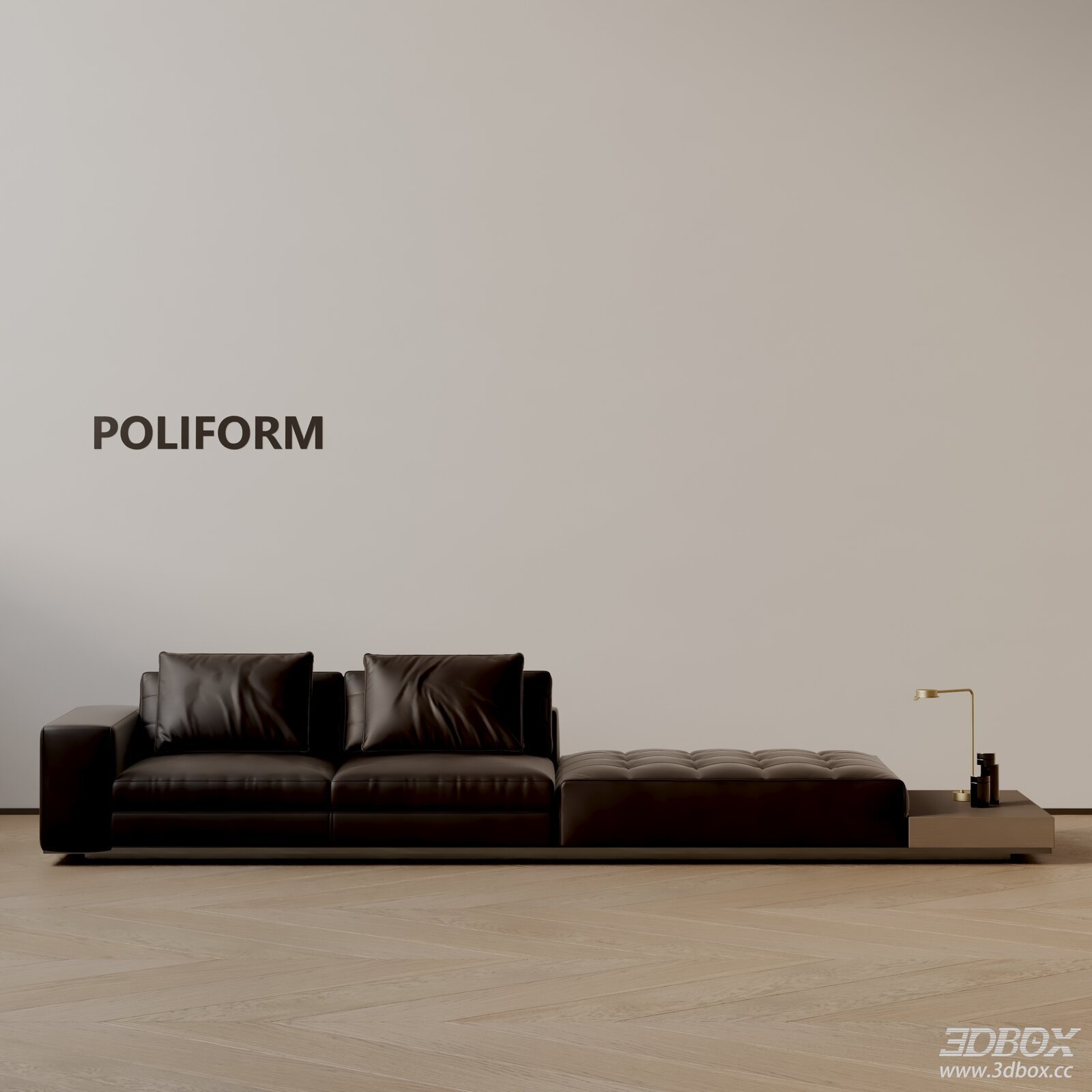 Modern Interior Scene 3D model - thumbnail 1