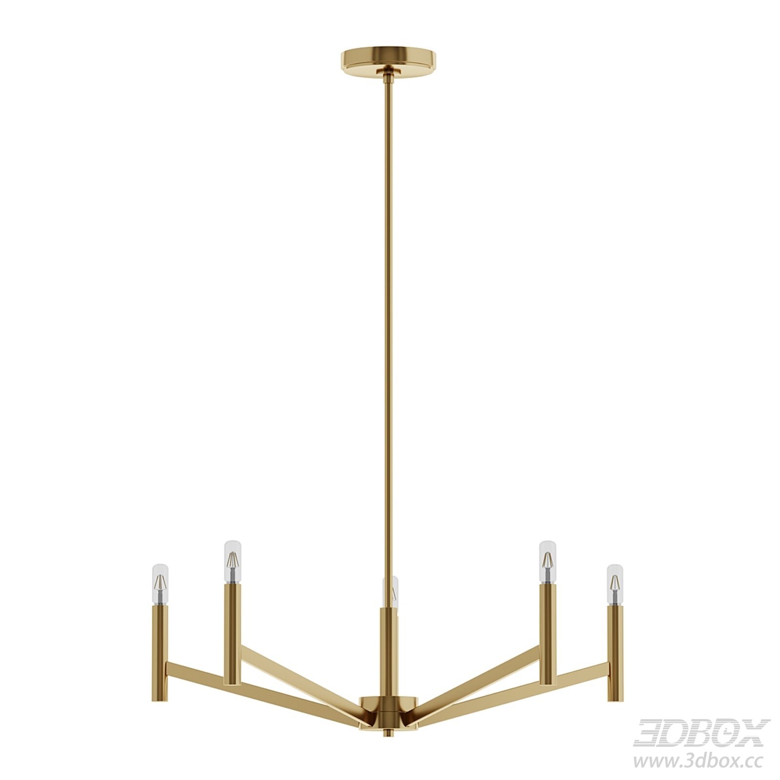 Dawlish 5 - light Pendant by Greyleigh 3D model - thumbnail 1
