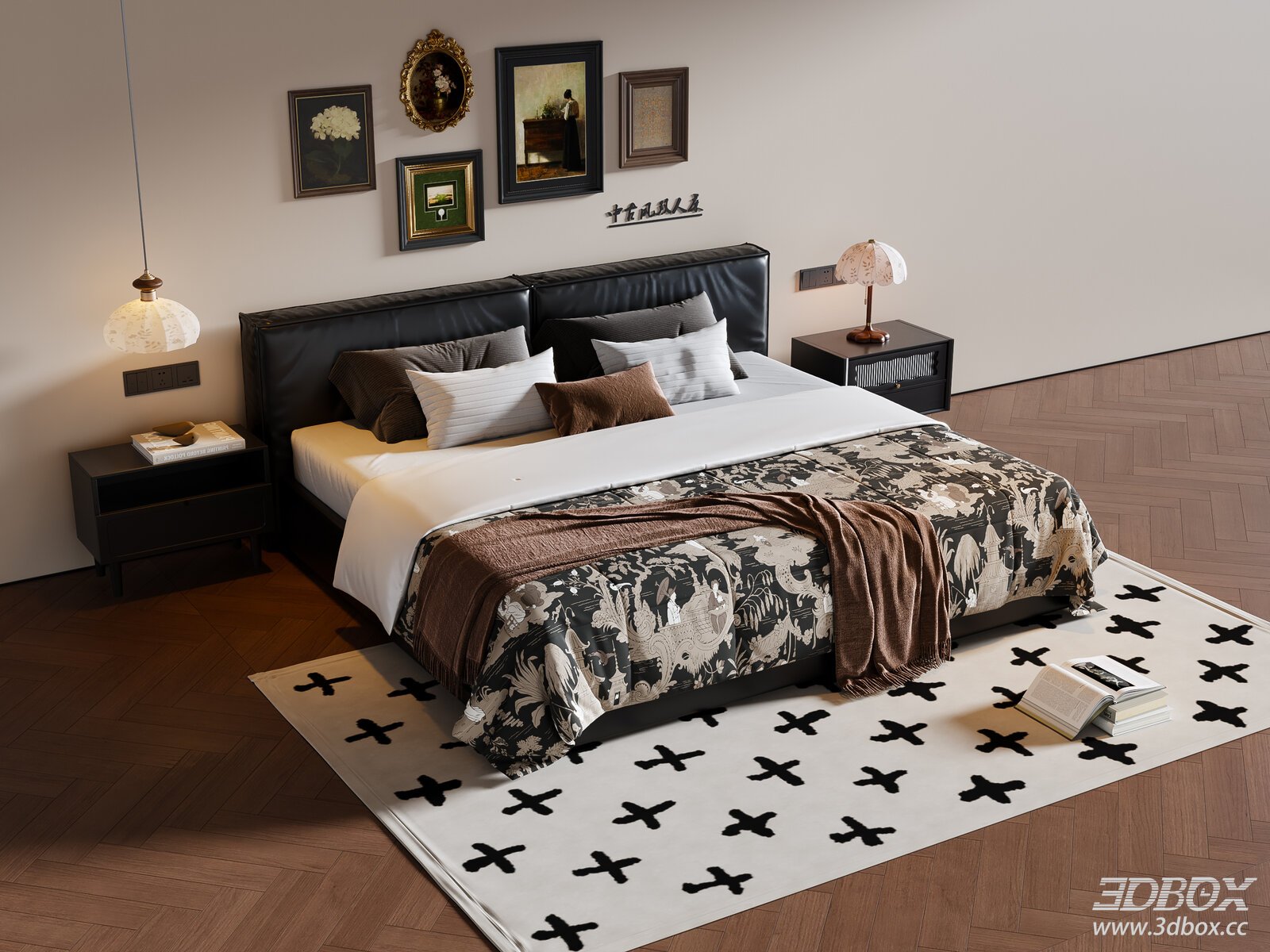 Modern Interior Scene 3D model - thumbnail 1