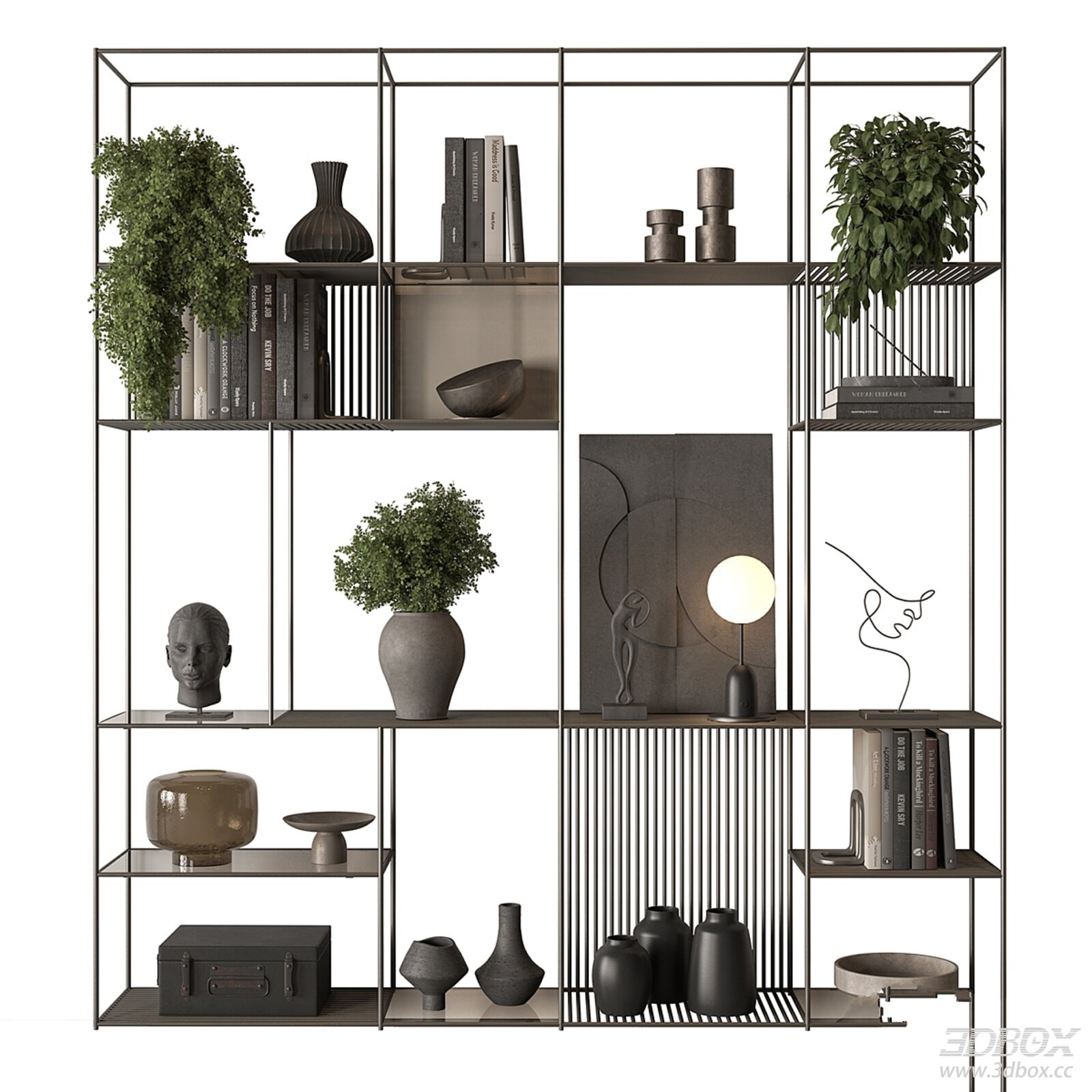 - 25 3D model - front view