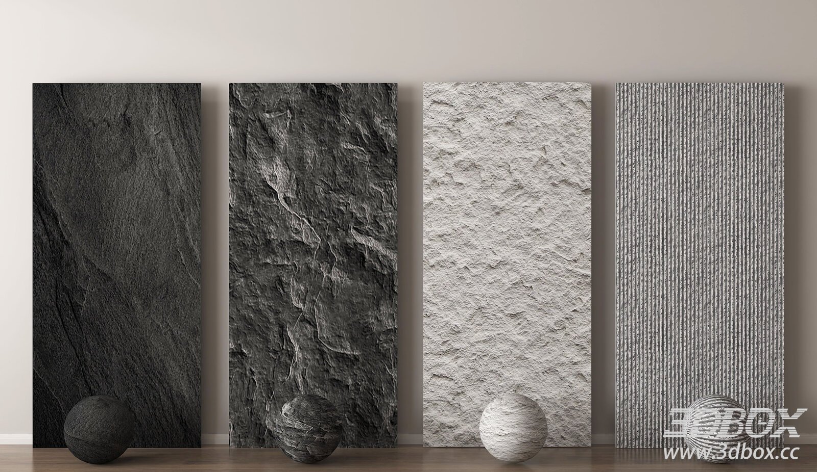 Modern Light Luxury Stone Textures 3D model - thumbnail 1
