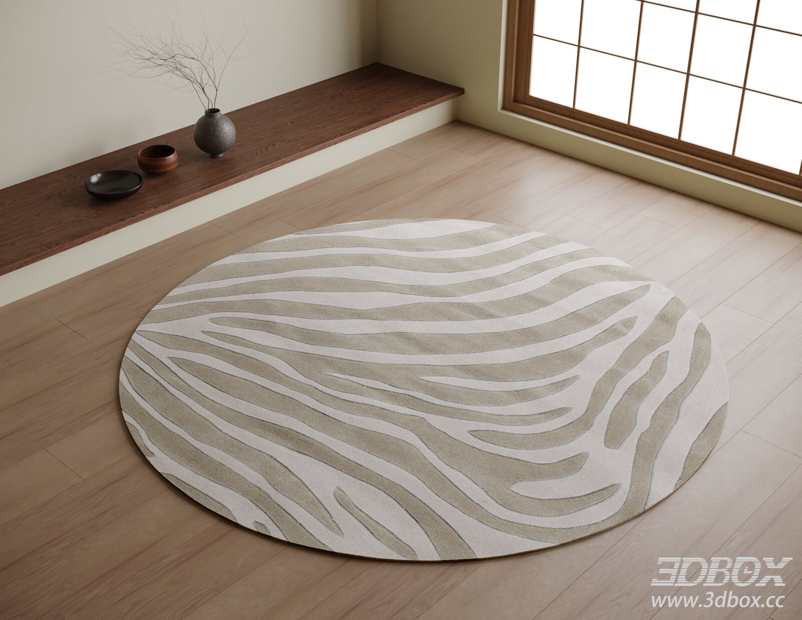 Modern Interior Scene 3D model - thumbnail 1