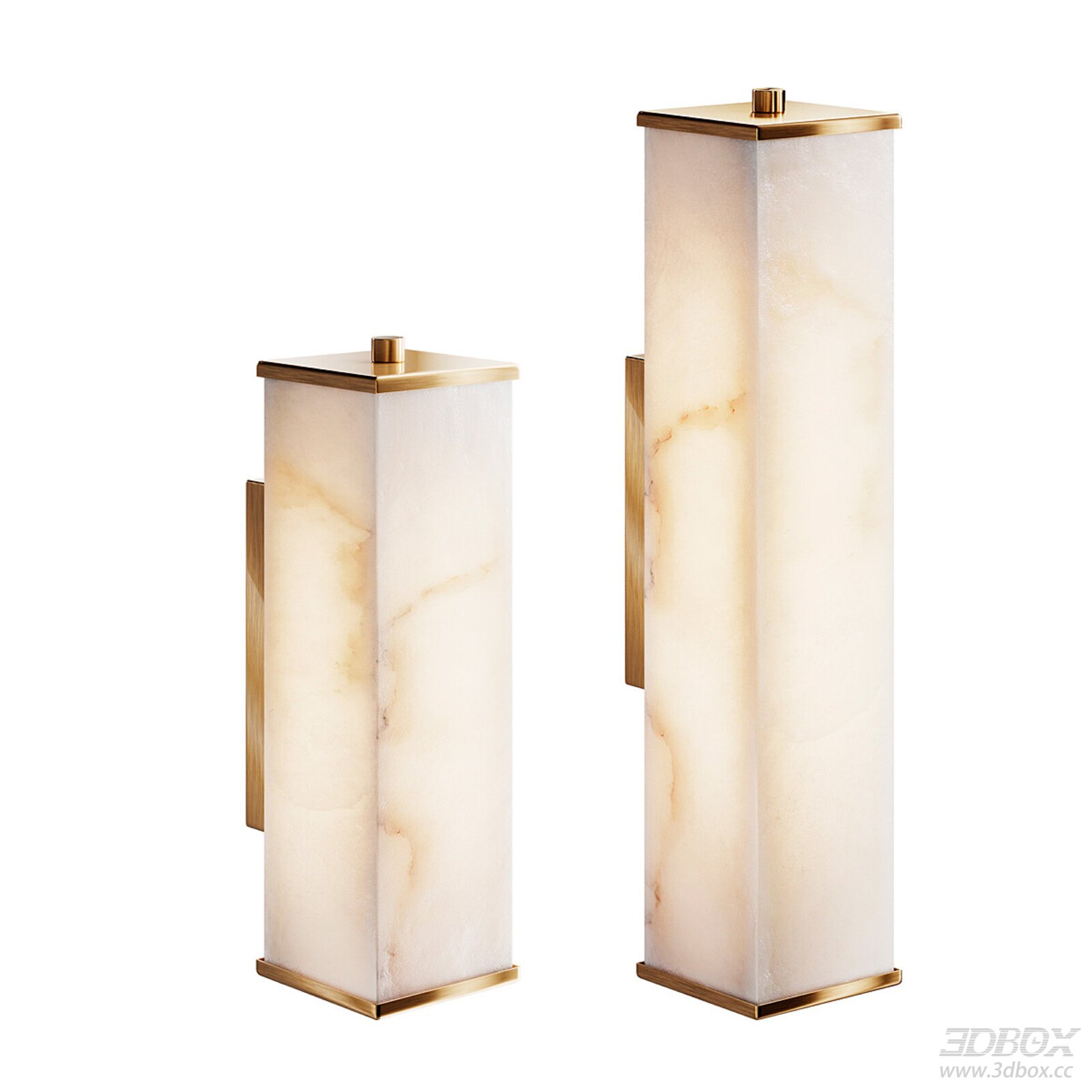 Nordic Minimalist Wall Light 3D model - thumbnail 1