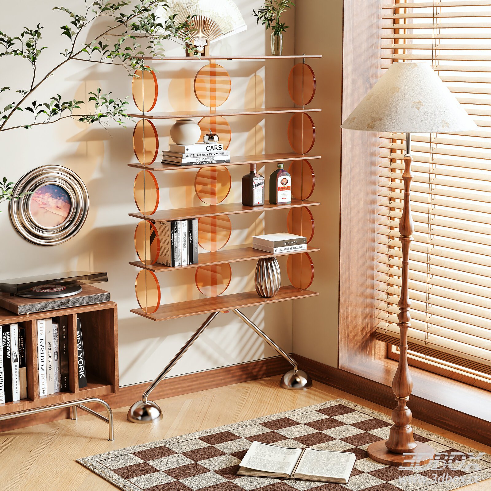 Modern Interior Scene 3D model - thumbnail 1