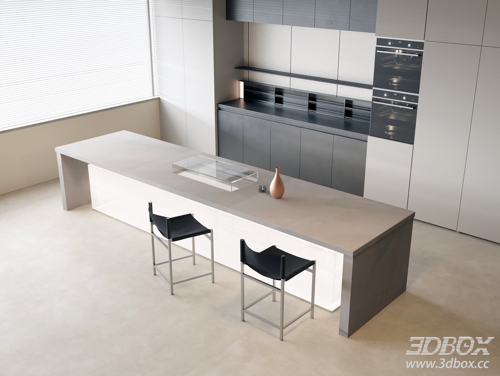 Modern Interior Scene 3D model - thumbnail 1