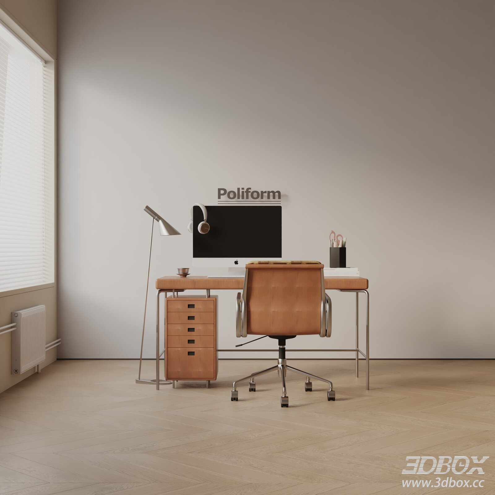 Modern Interior Scene 3D model - thumbnail 1