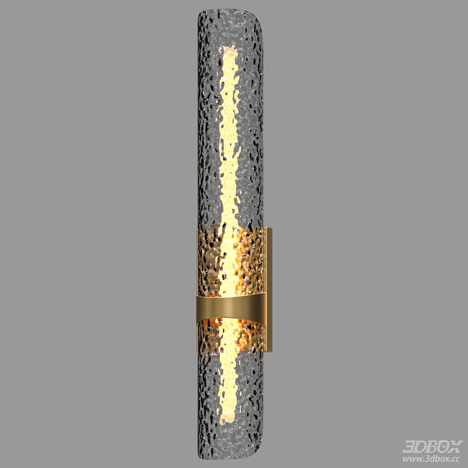 Modern Minimalist Luxury Glass Wall Light 3D model - thumbnail 1