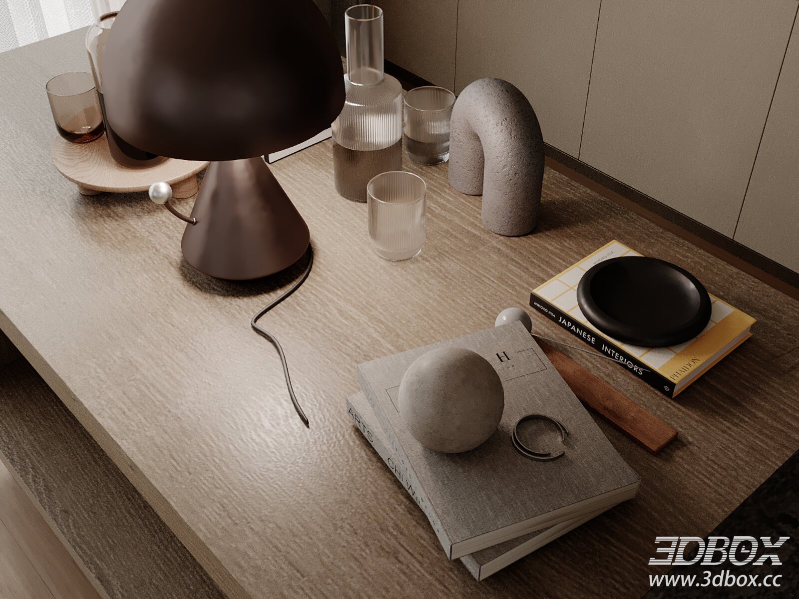 Modern Interior Scene 3D model - thumbnail 1