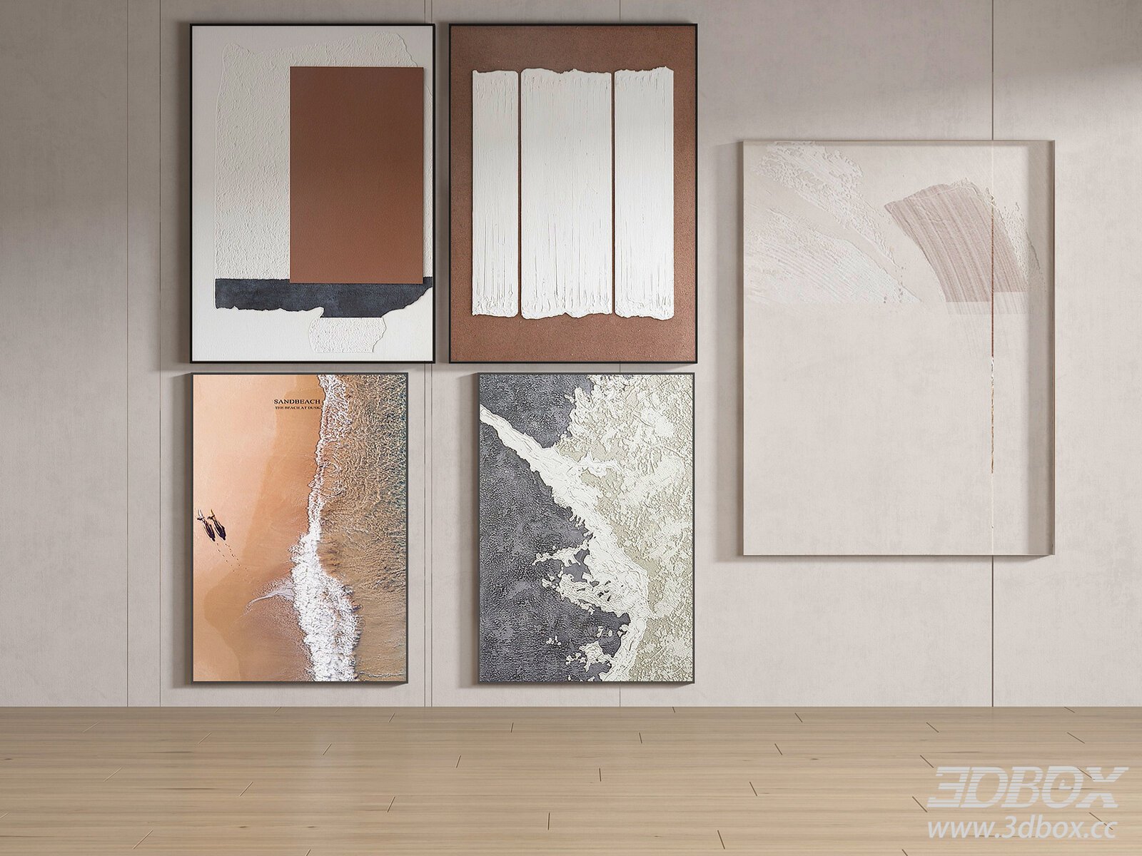 Modern Interior Scene 3D model - thumbnail 1