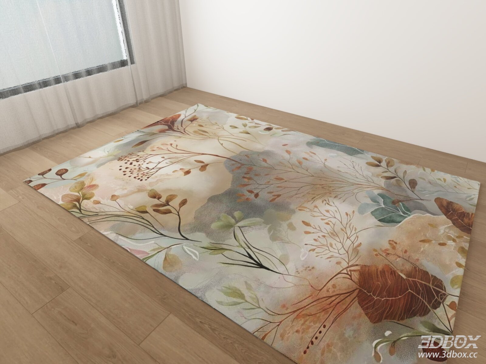 Modern Interior Scene 3D model - thumbnail 1