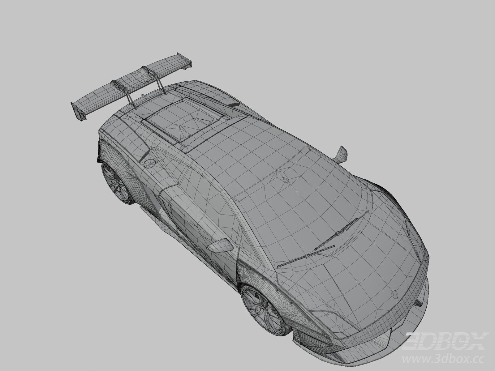 Lamborghini Gallardo LP560 Sports Car 3D model - thumbnail 1