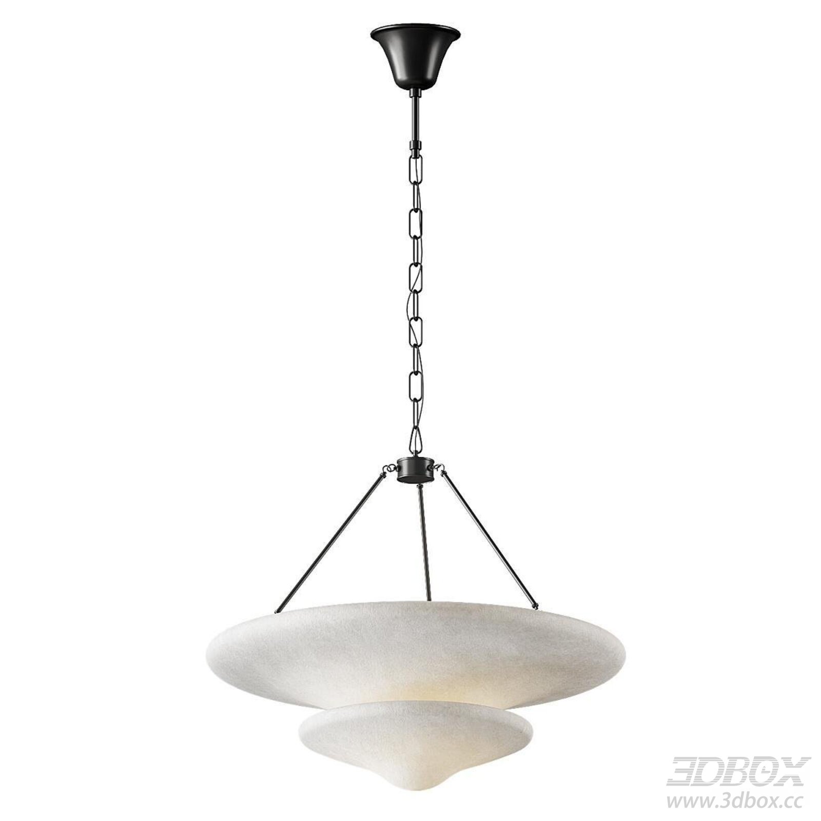 Modern Artistic Pendant Ceiling Lamp 3D model - thumbnail 1
