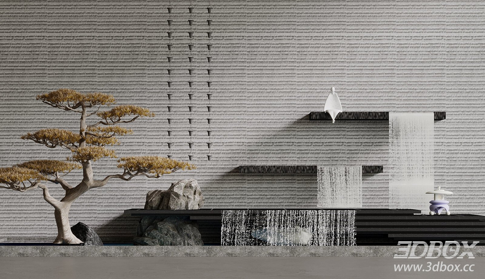 Modern Interior Scene 3D model - thumbnail 1