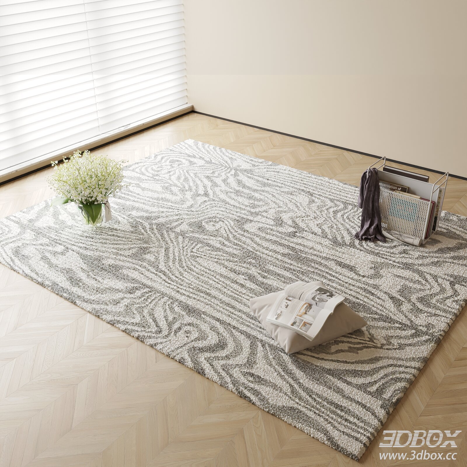 Modern Interior Scene 3D model - thumbnail 1